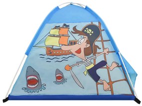 Tenda de brincar infantil 120x120x90 cm azul