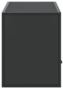 Móvel para TV 100x31x39,5 cm derivados de madeira/metal preto
