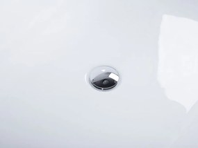 Banheira autónoma em acrílico preto 150 x 75 cm ANTIGUA Beliani