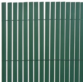 Cerca de jardim dupla face 110x500 cm verde
