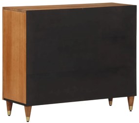 Móvel de apoio 90x33x75 cm madeira de mangueira maciça