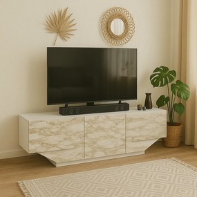 Móvel de TV VIOLET – 180x30x40 cm – 3 Portas – Acabamento Bilaminado M
