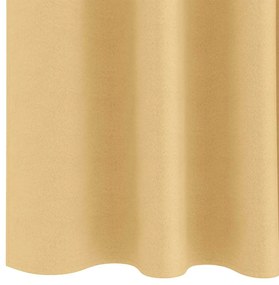 Cortinas com cortinas 2 pcs Bege 260 x 140 cm Poliéster
