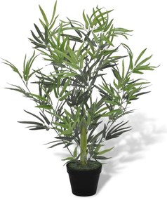 Arvore de bambu artificial com vaso 80 cm