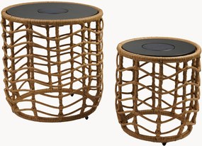 Candeeiros de pé LED solares portáteis reguláveis Nerita, conjunto de 2