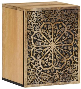 vidaXL Armário de parede p/ casa de banho 38x33x48 cm mangueira maciça