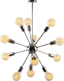 Chandelier Dartini – Chrome – 63 cm de diâmetro, 80 cm de altura