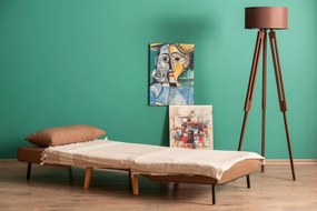 Sofá-Cama 1 Lugar Folde – Castanho – 180 x 80 cm