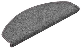 Tapetes de escada 30 pcs 65x24x4 cm cinzento-escuro