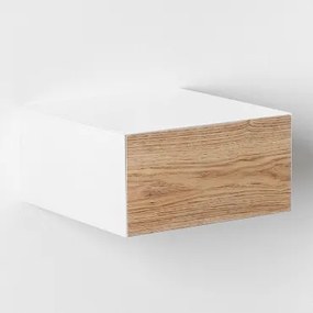 Pack De 2 Mesas De Cabeceira Flutuantes Em Mdf Florens Natural & ↔︎ 30 Cm - Sklum