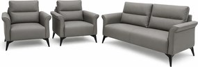 Conjunto Sofás Veridiana Pele Premium Conforto Alta Durabilidade