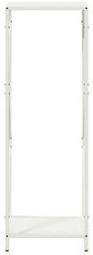 Suporte para lenha 34x25x100 cm aço laminado a frio branco