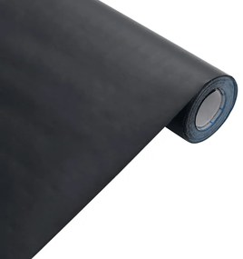 Autocolante para móveis preto mate 90x500 cm PVC
