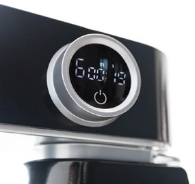 Batedeira amassadora Twist&Fusion 4000 Luxury Preto 800 W, seletor digital com 8 velocidades e taça em aço inoxidável de 5,2 L