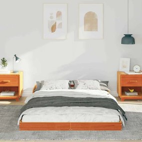 Estrutura da Cama Castanho-mel 120 x 200 cm