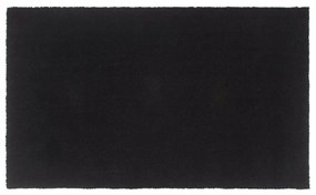 vidaXL Tapete de porta 90x150 cm fibra de coco tufada preto