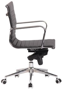 Cadeira de escritório ROTERDAM, giratório, pele sintética preta