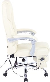 Cadeira de Escritório Pacific com função de massagem creme