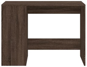 Secretária 102x50x75 cm derivados de madeira carvalho castanho