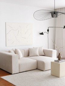 Sofá de Canto Yolo - Branco - 222cm x 89cm x 110cm
