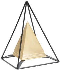 PIRÂMIDE DE OURO C/FERRO CM 15X15X21