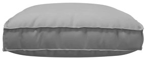 Almofada de Palete para Assento Cinza 120x80x12 cm Tecido Oxford