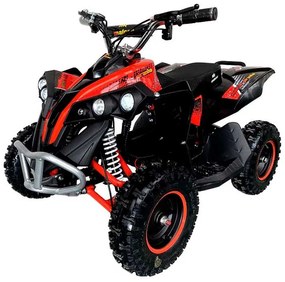 MINI MOTO 4 INFANTIL ELECTRICA 1000W MTR MALCOR PIRANHA VERMELHA