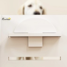 PawHut Comedouro para Cães Elevado Comedouro para Animais com 3 Altura