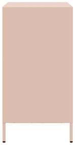 Aparador 68x39x73,5 cm aço laminado a frio rosa