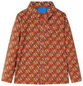 Camisa para criança cor ferrugem-claro 92