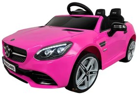 Carro elétrico para crianças Mercedes SLC 300 12V 2.4G Rosa