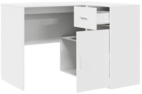 mesa de canto Branca 102x88x75 cm Madeira de Engenharia
