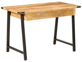 Secretária c/ gavetas 105x55x70 cm mangueira maciça e ferro