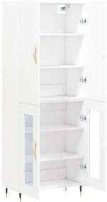 Armário alto 69,5x34x180 cm derivados de madeira branco