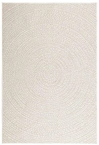 Tapete ZIZUR creme 120x170cm aspeto de juta interior e exterior