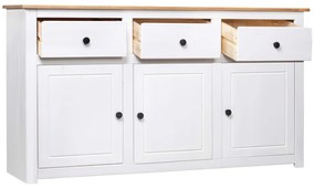 Aparador 135x40x80 cm pinho maciço panama branco