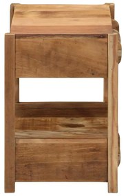 Mesa de Apoio vidaXL 43x32x46 cm Madeira Sólida Reclamada
