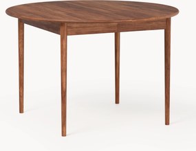 Mesa de jantar redonda extensível Paul, vários tamanhos