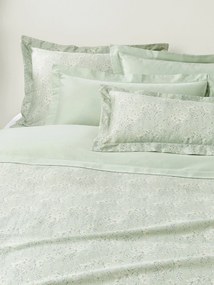 Capa de edredão em cetim de algodão com padrão floral Leticia