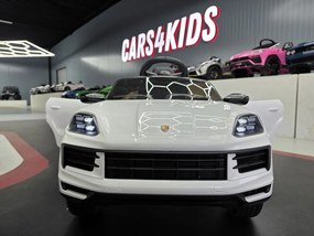Carro Infantil bateria 12V Porsche Cayenne, pneus EVA Branco