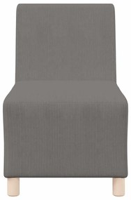 Sofá Chiar 3 pcs Cinzento-claro 55 x 74 x 82 cm