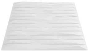 Painéis de parede 12 pcs 50x50 cm 3m² XPS pedra branco