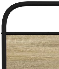 Estrutura cama s/ colchão derivados de madeira carvalho sonoma