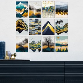 Pintura Decorativa MDF 12MDF08 – Multicolor – 20 x 15 cm (12 Peças)