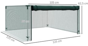 Outsunny Proteção para Cultivo Estufa de Proteção com Suportes de Aço