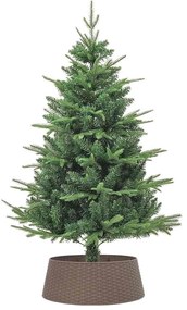 Saia para árvore de Natal Ø65x23 cm plástico castanho