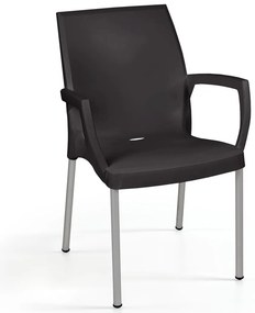 Cadeira Jade c/ Braço Pack 40 Unid. - Preto