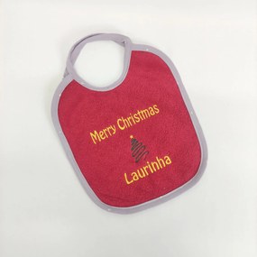 Babete Felpo Christmas Personalizado