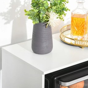 Aparador Auxiliar "Gourmet" de Cozinha - 100x45x130 cm - Branco - Desi