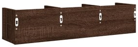 Armário parede 75x18x16,5cm derivados madeira carvalho castanho